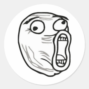 Sticker Rond lol-type grand