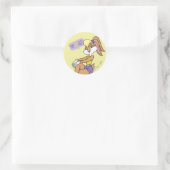 Sticker Rond Lola assis (Sac)