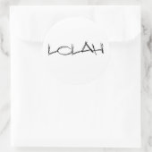 Sticker Rond lolah pasties (Sac)
