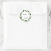 Sticker Rond L'Olivier | Personnalisation du mariage rustique (Sac)