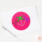 Sticker Rond Lollipopes (Enveloppe)