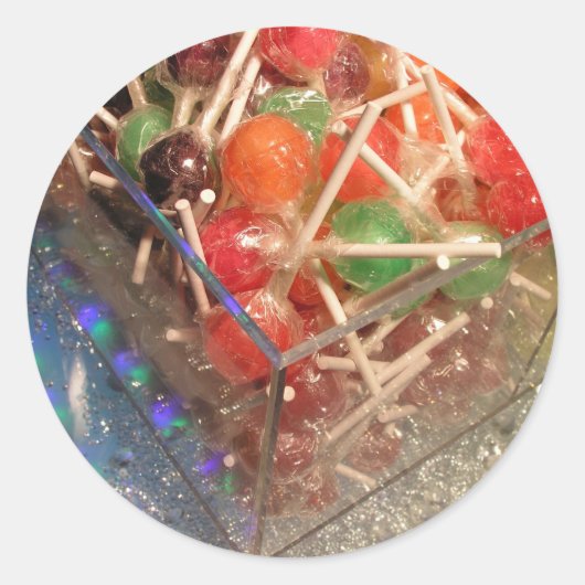 Sticker Rond Lollipops (Devant)