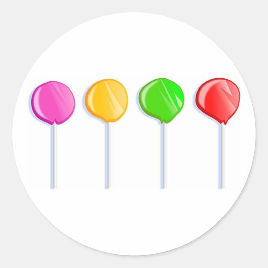 Sticker Rond Lollipops (Devant)