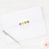 Sticker Rond Lollipops (Enveloppe)