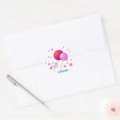 Sticker Rond Lollipops doux (Enveloppe)