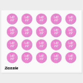 Sticker Rond Lollypop (Feuille)