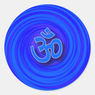 Sticker Rond L'OM sur l'arrière - plan de pirouette