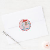 Sticker Rond London Bridge Cat (Enveloppe)