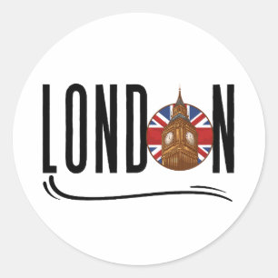 Sticker Rond Londres