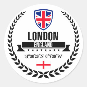 Sticker Rond Londres