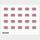 Sticker Rond Londres (Feuille)