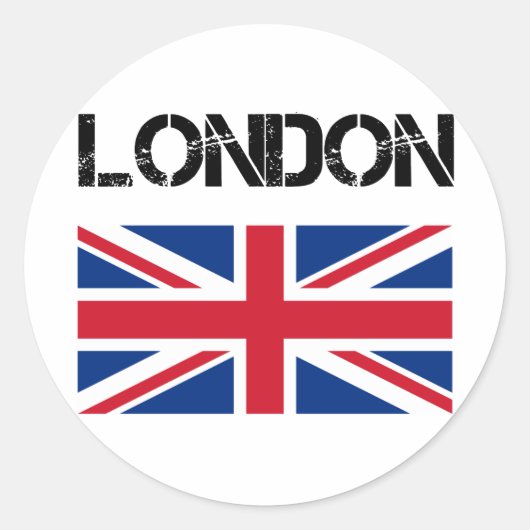 Sticker Rond Londres (Devant)