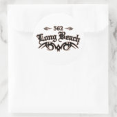 Sticker Rond Long Beach 562 (Sac)