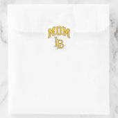 Sticker Rond Long Beach State Mom (Sac)