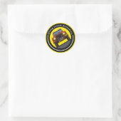 STICKER ROND LONG ISLAND DEFENDERS (Sac)