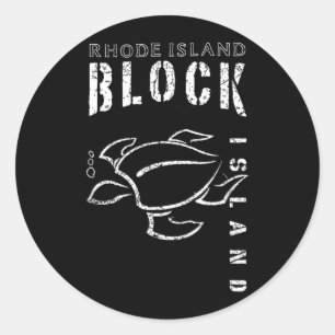 Sticker Rond Long Island New York Souvenir1