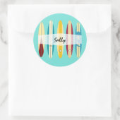 Sticker Rond Longboards Vintage (Sac)