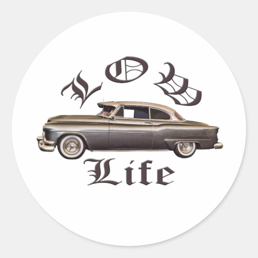 Sticker Rond Longdsmobile Lowrider (Devant)