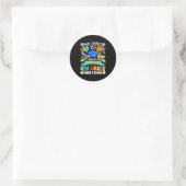 Sticker Rond Longue 3e année s'est amusée attention 4e année le (Sac)