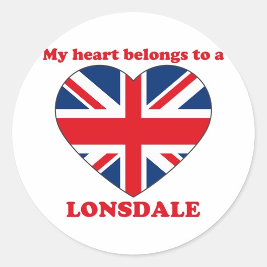 Sticker Rond Lonsdale (Devant)
