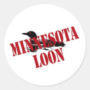 Sticker Rond Loon du Minnesota