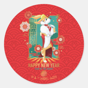Sticker Rond LOONEY TUNES™   Lola Year of Rabbit