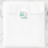 Sticker Rond Loosey droit serré gauche (Sac)