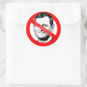 Sticker Rond L'opposant à la justice John Roberts a traversé la (Sac)