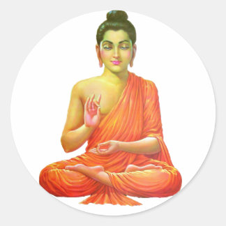 Sticker Rond Lord Bouddha