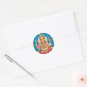 Sticker Rond Lord Ganesha (Enveloppe)