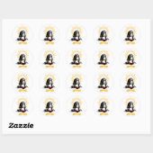 Sticker Rond Lord Shiva | Mahadev (Feuille)