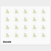 Sticker Rond L'Oreille Parfaite (Feuille)