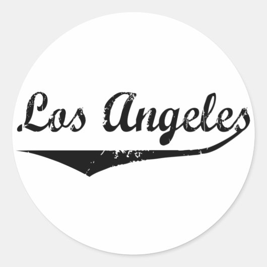 Sticker Rond Los Angeles (Devant)