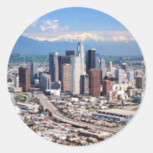 Sticker Rond Los Angeles