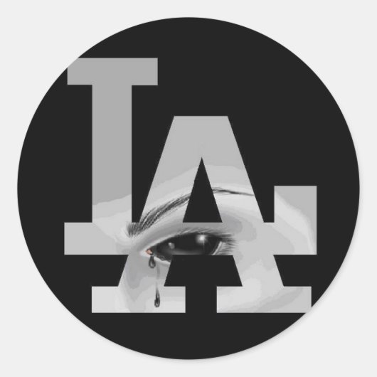Sticker Rond Los Angeles (Devant)