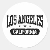 Sticker Rond Los Angeles (Devant)