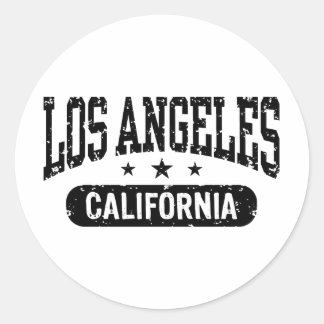 Sticker Rond Los Angeles