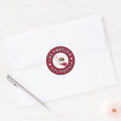 Sticker Rond Los Angeles Californie (Enveloppe)