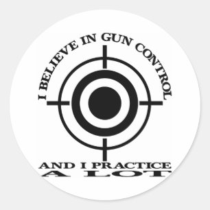 Sticker Rond Lot d'exercices de contrôle d'armes blanches