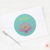 Sticker Rond Lotus (Enveloppe)