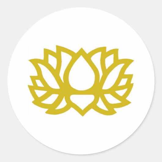Sticker Rond Lotus (Devant)