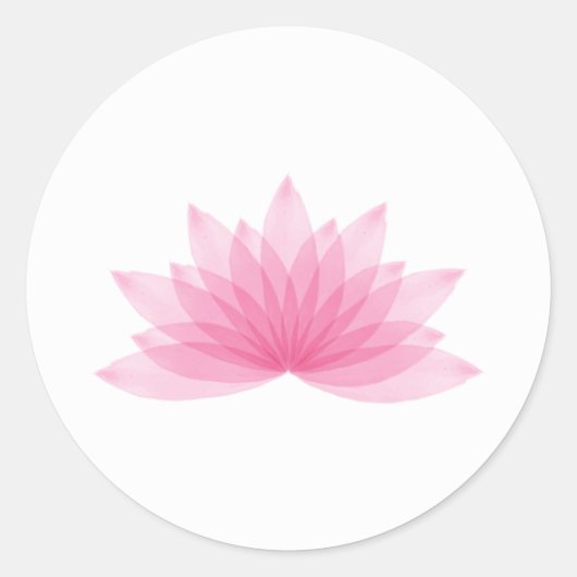 Sticker Rond Lotus (Devant)