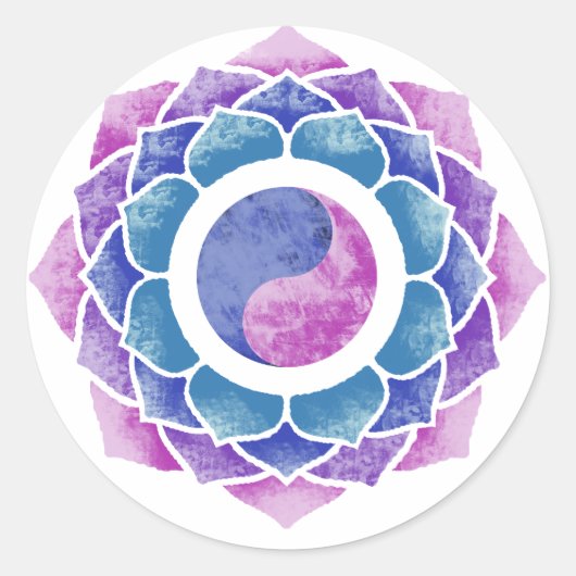 Sticker Rond Lotus (Devant)