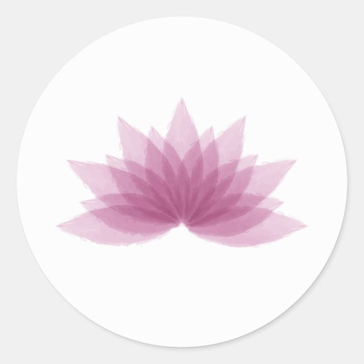 Sticker Rond Lotus (Devant)