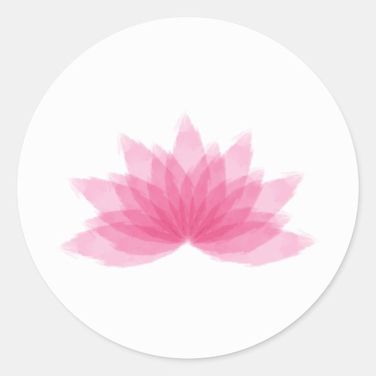 Sticker Rond Lotus (Devant)
