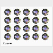 Sticker Rond Lotus d'amour (Feuille)