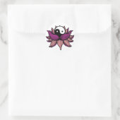 Sticker Rond Lotus Flower et Yin Yang (Sac)