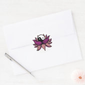 Sticker Rond Lotus Flower et Yin Yang (Enveloppe)