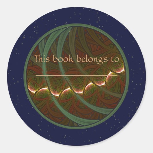 Sticker Rond Lotus Horse Moon (Devant)