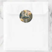 Sticker Rond Lotus Light Awakening | conception botanique (Sac)